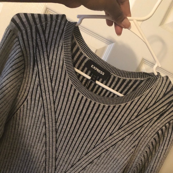 ✨MAKE AN OFFER‼️ Express: Ribbed Dress 💕 - Picture 3 of 6